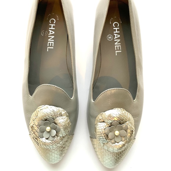 Chanel Shoes - Chanel Camellia Flats (Sz 38.5/US 8.5)